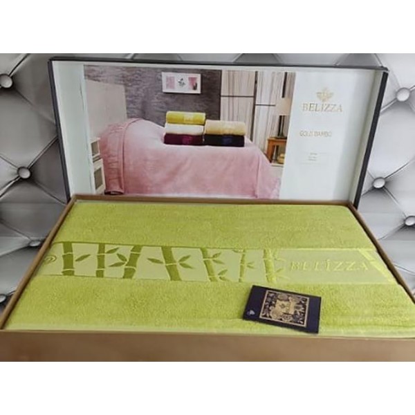 Махрове простирадло Belizza "Gold Yesil" 200х220см (114091) Махрове простирадло Belizza "Gold Yesil" 200х220см (114091)