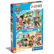 Пазл Clementoni 2 в 1 Paw Patrol, 2 по 20 элементов (24779)