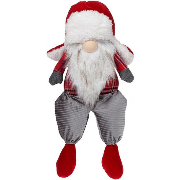 М'яка іграшка «Гномик Red&Grey» 26х18х57см, сидячий (113491)