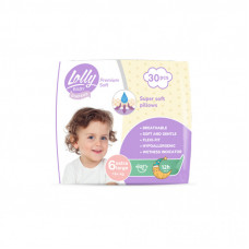 Подгузники Lolly Premium Soft 6 (16+ кг) 30 шт (4820174981068)