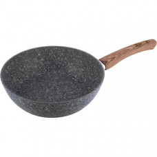Сковорода-сотейник Kamille Grey Marble Ø32см індукційна з антипригарним покриттям (55491)