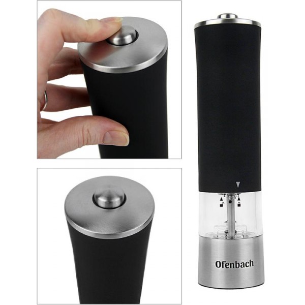 Млин для спецій Ofenbach Electric Pepper Mill електричний з підсвічуванням (109591)