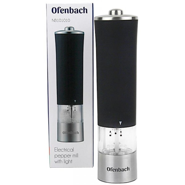 Млин для спецій Ofenbach Electric Pepper Mill електричний з підсвічуванням (109591)