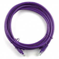 Патч-корд 15м, RJ-45, Cat.5e, CU, медь, фиолетовый Ritar (PCR-CU/15Pe / 14093)