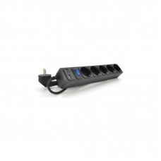 Сетевой фильтр питания Merlion 5 розеток, 1,8 м + 2*USB (B518U)