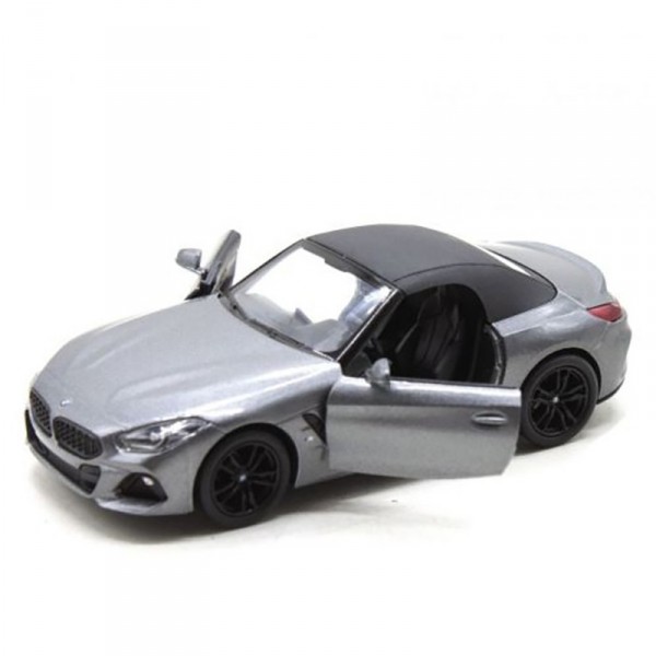 Машинка инерционная "BMW Z4" KT5419W масштаб 1:36  (Серебристый)