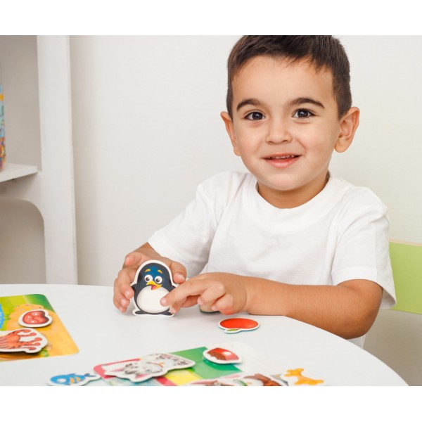 Игра настольная На липучках "Кто что ест?" Vladi Toys VT1302-27 (укр) Игра настольная На липучках "Кто что ест?" Vladi Toys VT1302-27 (укр)