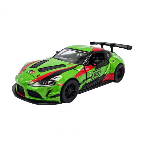 Металлическая машинка Toyota GR Supra Kinsmart KT5421WF инерционная, 1:36 (Зеленый)