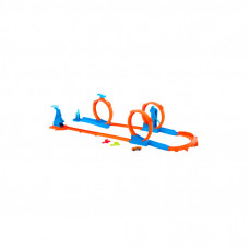 Автотрек Hot Wheels Track creator Тройная петля (JDW39)