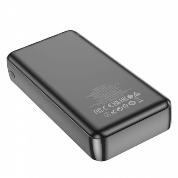 Внешний аккумулятор Power bank HOCO J100A 20000mAh Повербанк для телефона / Павербанк Черный (130891)