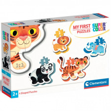 Пазл Clementoni 4 в 1 Wild Animals, серия My First Puzzles (20810)