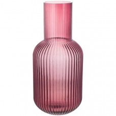 Ваза скляна Ariadne "Bottle" Ø15x34см, темно-рожева (112302)