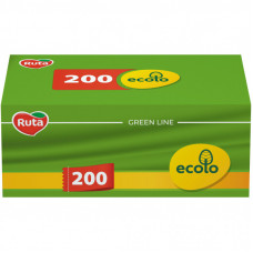 Салфетки косметические Ruta Ecolo Белые 2 слоя 200 шт. (4820023748576)