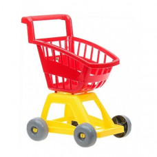 Игровой набор Тележка с корзинкой 693, 5 цветов (Красный)
