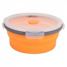 Пищевой контейнер Tramp складной с крышкой-защелкой 800ml (TRC-087-orange)