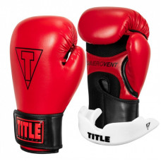 Боксерские перчатки Title Boxing Vegan Gloves Red/Black 14 oz (VGFBG 14 oz RD/BK)