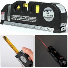 Лазерный уровень с рулеткой FIXIT LASER PRO 3 нивелир 3 в 1 (107012)