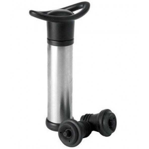 Помпа для вина Vacuum Wine Saver з 2 пробками, вакуумний насос для закупорювання пляшки (110012)