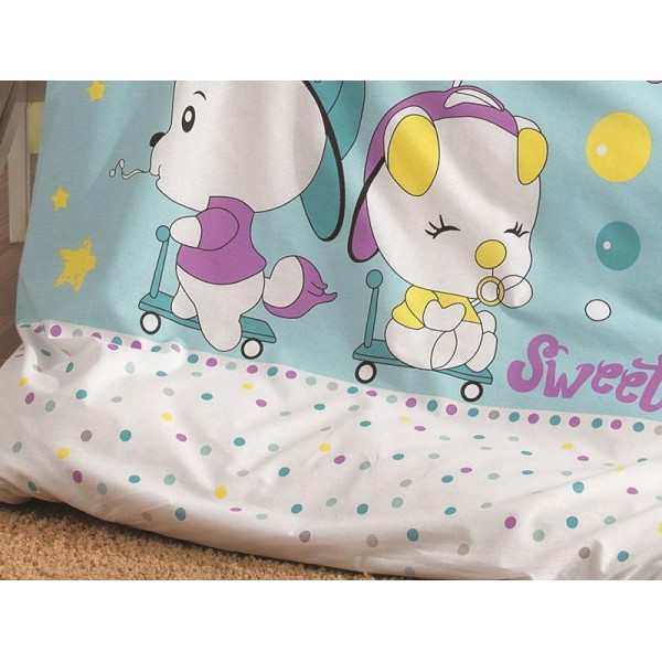 Дитяча постільна білизна Belizza «Baby Sweet» для новонароджених, 100% бавовна (114012) Дитяча постільна білизна Belizza «Baby Sweet» для новонароджених, 100% бавовна (114012)