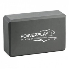Блок для йоги PowerPlay Yoga Brick Сірий (PP_4006_Grey_Yoga_Brick)