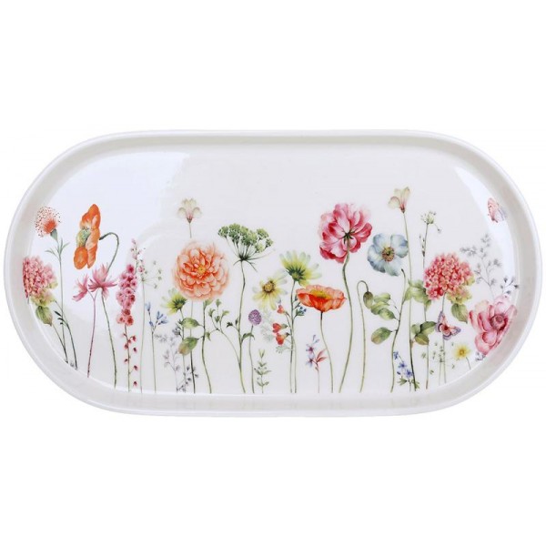 Набір 3 порцелянових овальних блюд Flower Garden 30х16см (111312)