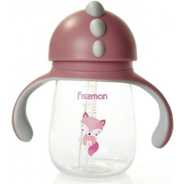 Пляшка дитяча Fissman Babies "Хитра Лисичка" 260мл з ручками (114312)