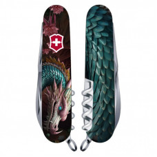 Нож Victorinox Climber Zodiac Лазурний дракон (1.3703.3_Z3290p)