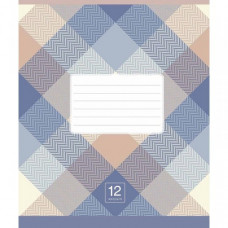 Тетрадь ученическая "Plaid pattern" 018-3345L-4 в линию, 18 листов