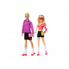 Кукла Barbie набор Барби и Кен На роликах вдвоем (HXK90)