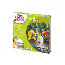 Набор для творчества Fimo Kids Монстр 4 цвета х 42 г (4007817806234)