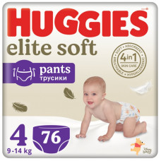 Подгузники Huggies Elite Soft 4 (9-14 кг) Box 76 шт (5029053582450)