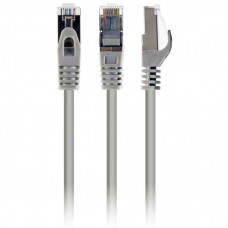 Патч-корд 5м S/FTP Cat 6A CU LSZH grey Cablexpert (PP6A-LSZHCU-5M)