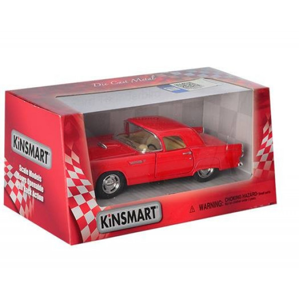 Машинка коллекционная FORD THUNDERBIRD KT5319W, инерционная (Красный)