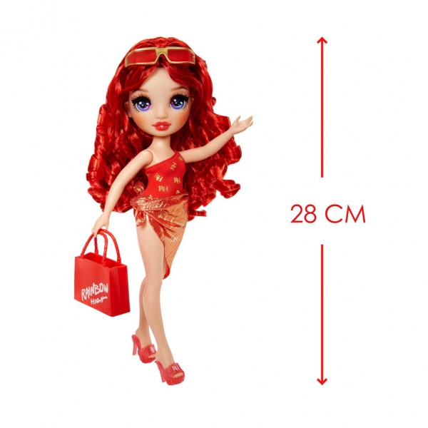 Кукла детская Руби Rainbow High 507277 серии "Swim & Style" с аксессуарами