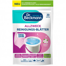 Средство для мытья пола Dr. Beckmann Magic Leaves Растворимые салфетки для уборки Весенняя свежесть 20 шт. (4008455097312)