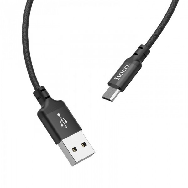 Кабель USB - Micro USB HOCO X14 Times speed 1.7A Чёрный (51022) Кабель USB - Micro USB HOCO X14 Times speed 1.7A Чёрный (51022)