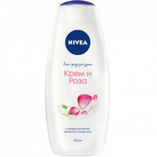 Гель для душа Nivea Крем и Роза с маслом миндаля 500 мл (4005900734952)