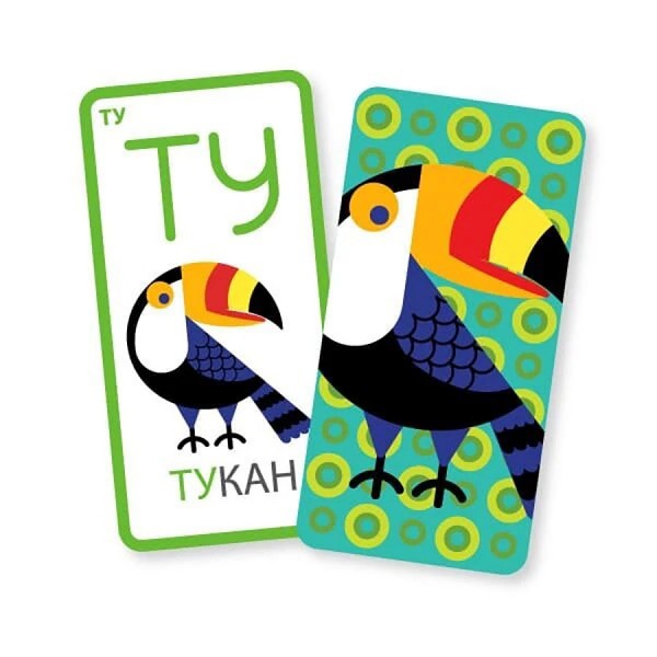 Настольная обучающая игра Тукан-повторян 360036, 42 карты Настольная обучающая игра Тукан-повторян 360036, 42 карты