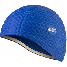 Шапка для плавания Aqua Speed Bombastic Tic-Tac 5720 117-10 синій Жін OSFM (5908217657206)