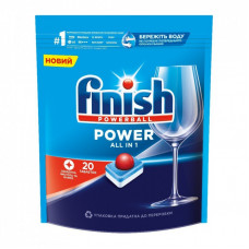 Таблетки для посудомоечных машин Finish All in 1 20 шт. (5900627090215)