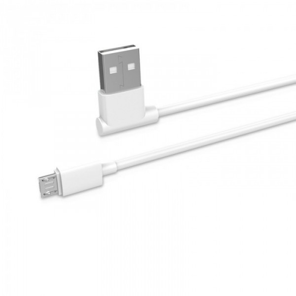 Кабель для зарядки телефона USB - micro USB HOCO UPM10 L образный Белый (70132) Кабель для зарядки телефона USB - micro USB HOCO UPM10 L образный Белый (70132)