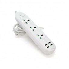 Сетевой фильтр питания Voltronic TВ-Т16, 4роз, 3*USB White (ТВ-Т16-White)