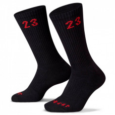 Носки Nike U Jordan Essential Crew 3PR DA5718-011 M 46-50 3 пари Чорний/Червоний (194958592790)