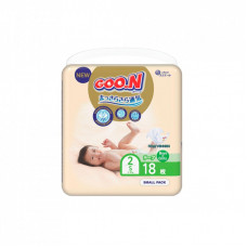 Подгузник GOO.N Premium Soft 4-8 кг S на липучках 18 шт (863221)
