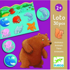 Настольная игра Djeco лото Животные (DJ08120)