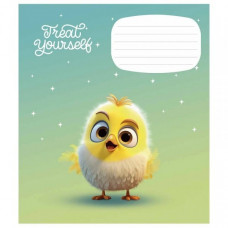 Тетрадь ученическая "Cute little animals" 012-3333K-5 в клетку, 12 листов