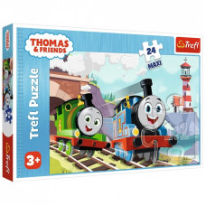 Пазл Trefl Maxi Thomas&Friends Том и Перси на рельсах 24 элемента (5900511143546)