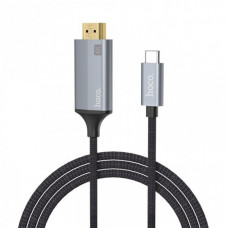 Адаптер Hoco UA13 Type-C to HDMI кабель адаптер 2К-4К Серый (38642)