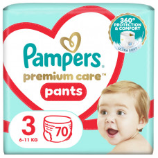 Подгузники Pampers Premium Care Pants Midi Розмір 3 (6-11 кг) 70 шт (8001090759955)