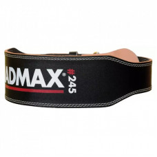 Атлетический пояс MadMax MFB-245 Full leather шкіряний Black S (MFB-245_S)